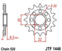 Piñon Jt Kawasaki Kx 250 F 06-16 1446 Sc 13 D Top Racing 2