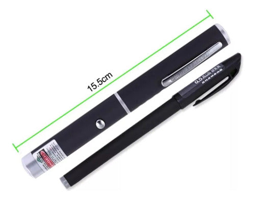 Green Laser Pointer Puntero Laser Verde Lapiz A Pilas Seguridad Discotecas 2