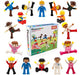 PicassoTiles 16 Piece Action Figures Toy Set Expansion Variety Pack 0