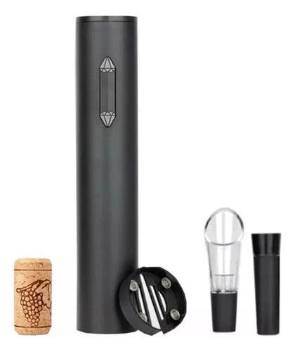 Electric Battery-operated Automatic Corkscrew Set + Accessories 0