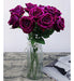 Ramo De Flores De Rosas Artificiales Moradas De Omygarden, R 4