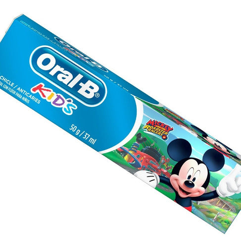 Oral B Kids Kit X6 Dental Paste with Fluoride for Kids Mickey 6