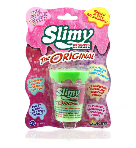 Wabro Slimy Slime The Original 80gr Efecto Metalico Verde 0