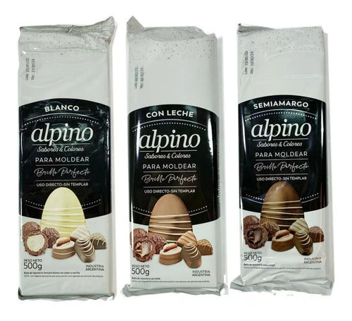 Alpino Chocolate Tablet X 500g - Assorted Flavors 0