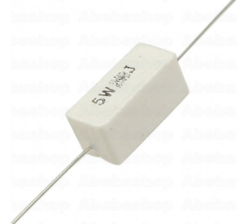 Abebashop Pack 100x Ceramic Resistor 0.27ohm 5W 0e27 Cemented 0