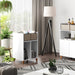 Beout Multi-Use Furniture with Baskets in White - Castro 2