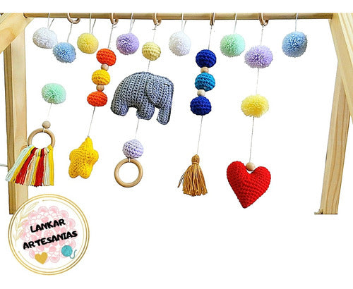 Lankar Gym For Baby Nordic Montessori Wooden Elephant! 2