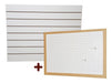 MJmaderas Combo Offer: Slotted Panel Melamine + Perforated Panel with Frame 4