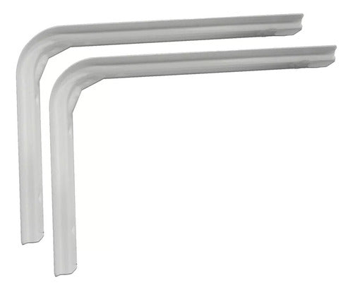 Soporte Estante Mensula Bracket 250 X 300 Mm.blanco X 2 Un 0