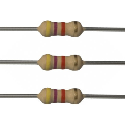 Resistencia 2w 4.7k 4700 Ohm 4k7 5% Pack X10 0