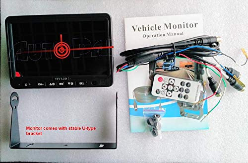 MZ Electronic Ltd. AHD 720P, Super Clear, 7" Monitor with Rear View Cable 1