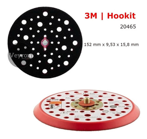 3M Hookit Backing Plate for Orbital Sanders, 152mm (6 in) 1