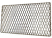 Metallic Chrome Iron Doormat 35 x 60 cm 3