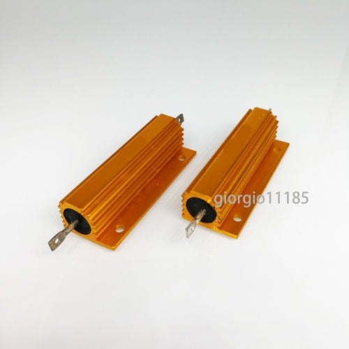 USA 2pcs 17 Ohm 17R 100W Aluminum Resistors 1