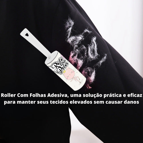 Kit 5 Removedor Pelos Roupas Camisa Sem Pelos Sujeiras 3