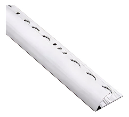 Moldumet Guardacanto A9080 Plateado Brillante 12mmx2500mm 0