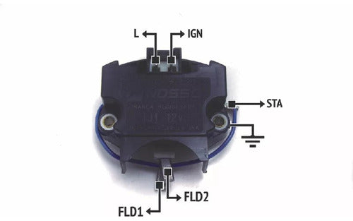 Regulador De Voltaje Alternador Valeo Ij1 12 0