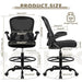 Winrise High Office Drawing Chair, Ergonomic Chair 4