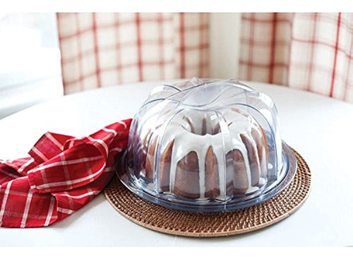 Nordic Ware Deluxe Bundt Cake Keeper, Clear 2