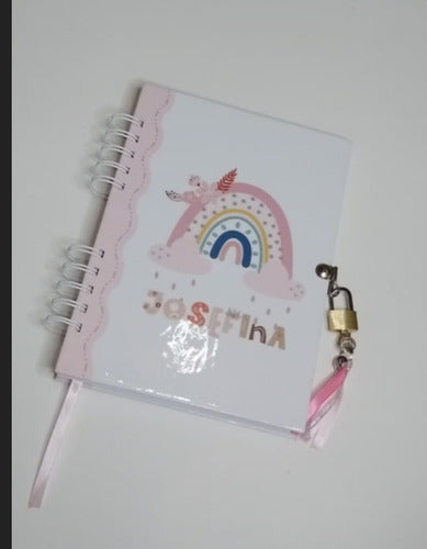 MLuz Intimate Diary - Notebook with Lock - 100 Blank Pages 1