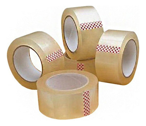 Generic Transparent Packing Tape 48x80mts X 6 Uni 0