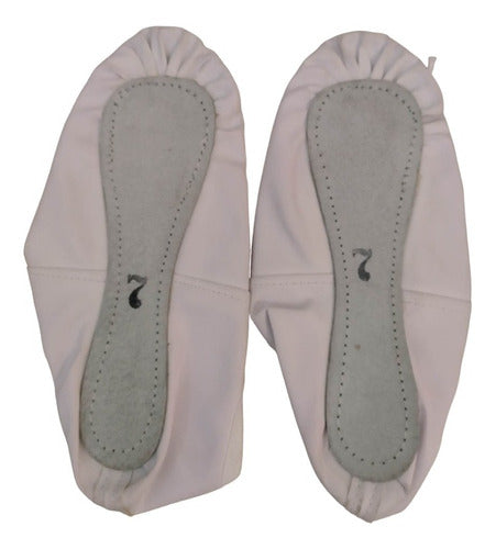 White Adjustable Ballet Shoes - Minassian Brand - Size 37 2