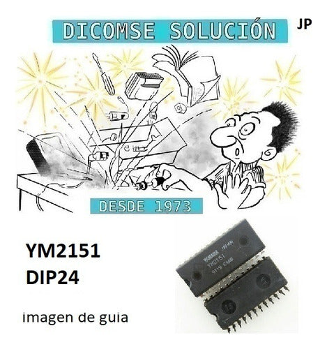 Yamaha Circuito Integrado YM2151 DIP24 1