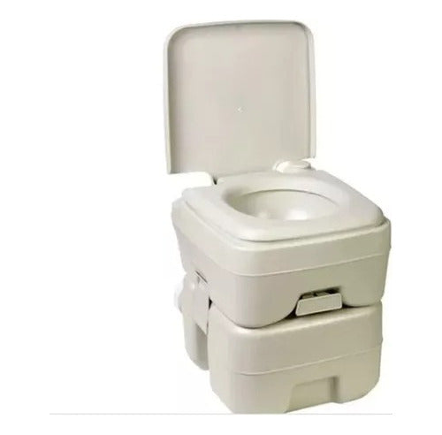 Portable Chemical Toilet 20L for Camping, Nautical, and Motorhome 0