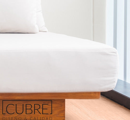 CUBRE Queen Mattress Protector 200x160x35 PVC Quality 0