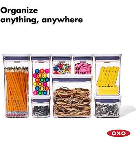 OXO Good Grips Small Square Short POP Container Set of 3 1