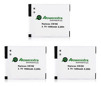 Cámara De 3 X 1400mah Li-ion Reemplazo Ahdbt 02/01/00 Baterí 2