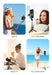 Monopod Palo Selfies Celular Bluetooth Tripode + Luz 3 Tonos 4