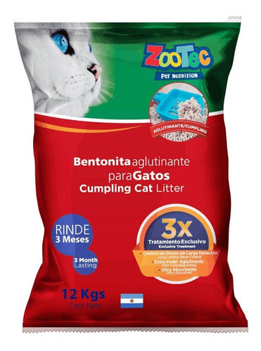 Zootec Bentonite Clumping Cat Litter Stones 24 Kg 9