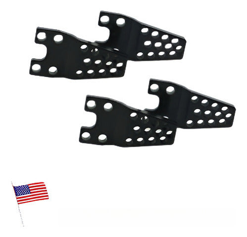 Axial Elevation Mounting Kit for Lower Shock Aluminum 4pcs Set 1