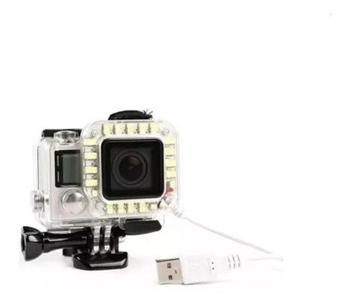 Shoot Luz Led Anillo Usb Iluminacion Compatible Gopro 0