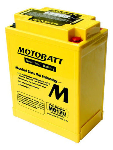 Motobatt Battery Honda Xl600v Transalp 1989/1990 Yb12a-b 0