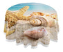 Wamika Summer Beach Seashell Round Mantel Tropical Starfish 0