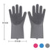 Guantes Con Esponja Incorporada Para Lavar Platos Silicona 5