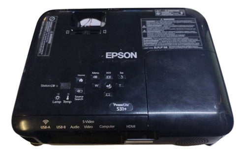 Gabinete Carcaza Proyector Epson S31 Plastico Usado Todelec 0