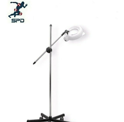 EM Bifocal Magnifying Lamp with LED Light on Rolling Base 130mm 0