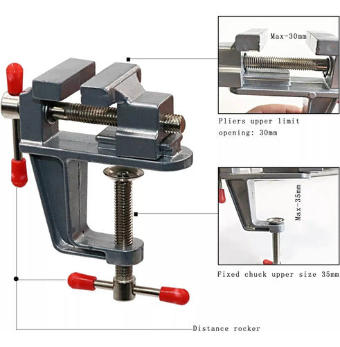 Generic Morza Mini Jewelry Press 2'' Metal Grip 5c 2