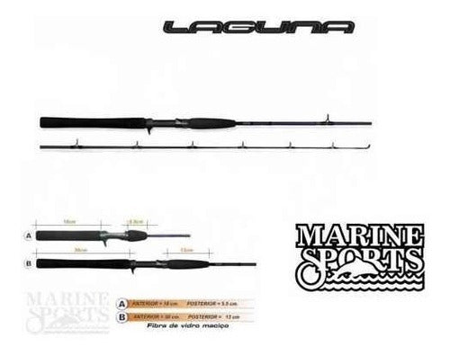 Marine Sports Combo Equipo Pesca Embarcada Y Kayac Variada De Rio Y Mar 1