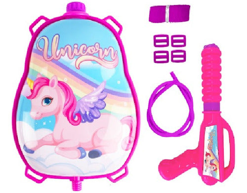 Water Gun with Unicorn Backpack Sebigus 8555 0