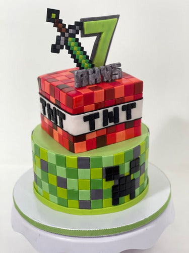 Mi Lugar Favorito Torta Minecraft 70 Personas 1