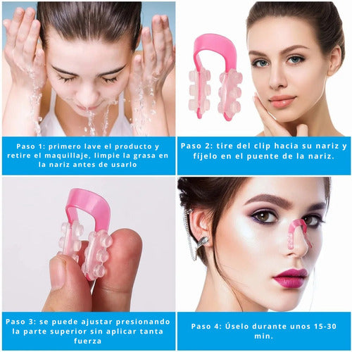 Nose Up Nose Reshaper Kit Full Corrector Clip Nose Lifting 6
