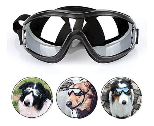 Petleso Dog Goggles Large Dog Sunglasses UV Protection Waterproof Windproof 0