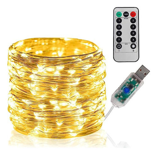 Generic LED Fairy Lights 10 M with USB and Remote Control 1