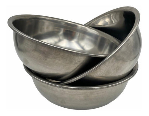 Bowl Acero Inoxidable 21x6 1.5 Lts Reposteria  Ensaladas 0