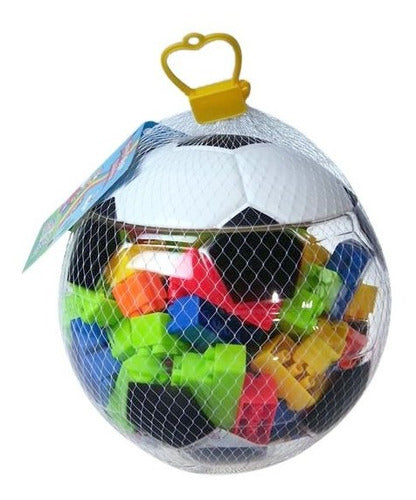 Blocks X 95 Piezas En Pelota Plastico 1