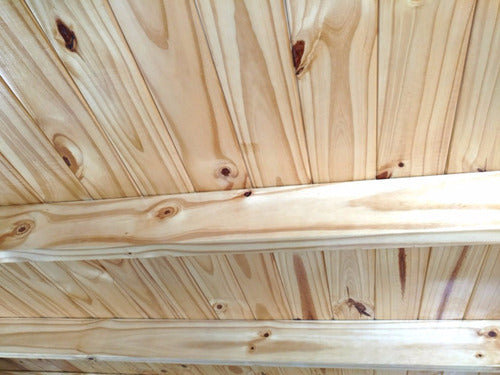 Pino Tirante De Madera Pino Cepillado 2 X 5 X 4.27 Mts Techos 6